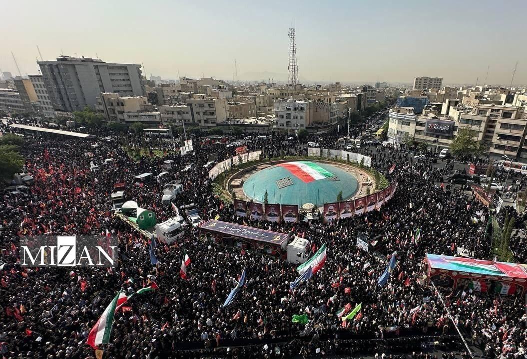 تشییع پیکر شهدای جنگ تحمیلی رژیم صهیونیستی/ وداع باشکوه مردم با «شهدای اقتدار»