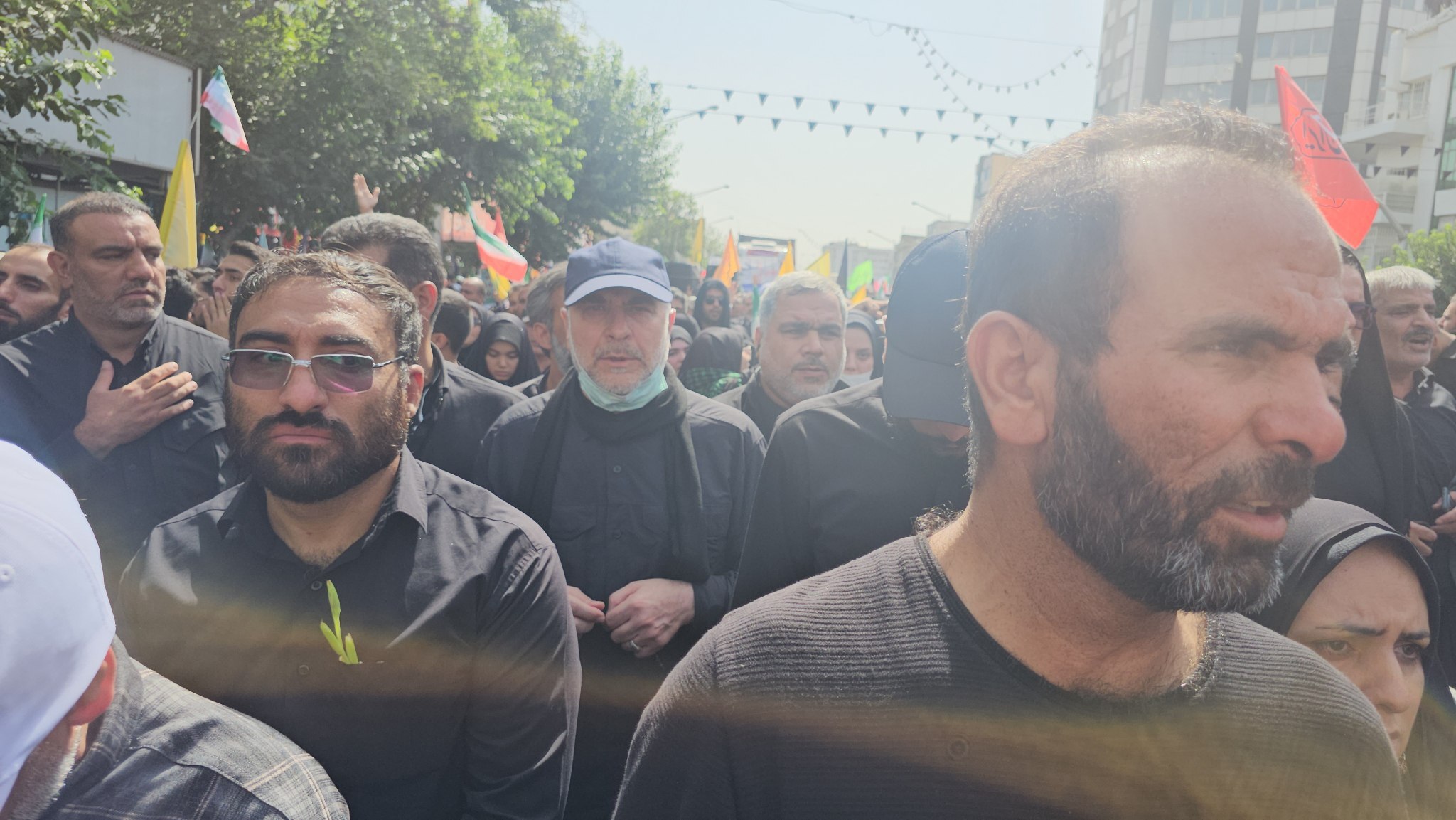 حضور شخصیت‌های لشکری و کشوری در مراسم تشییع شهدای اقتدار