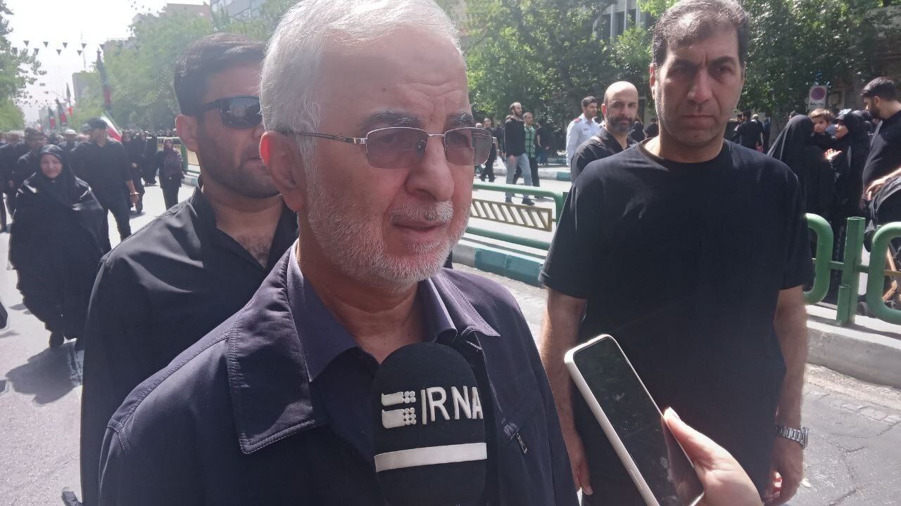 حضور شخصیت‌های لشکری و کشوری در مراسم تشییع شهدای اقتدار