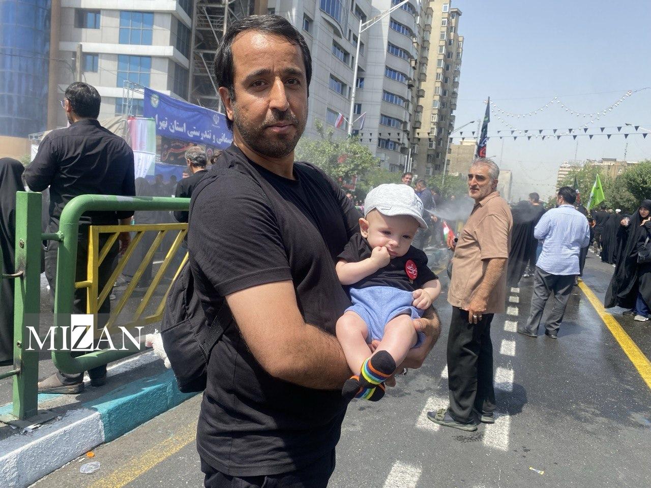 عشق مردم به شهدایشان، بر گرمای بی‌حد تهران چیره شد