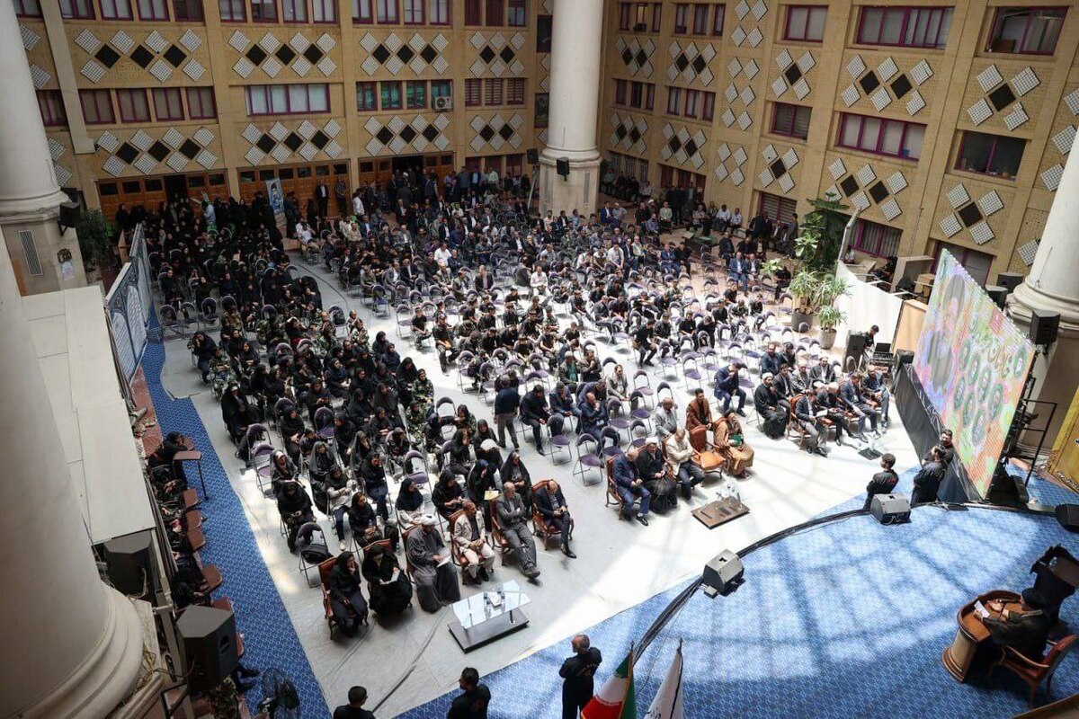 مراسم بزرگداشت فرماندهان و دانشمندان شهید و گرامیداشت شهدای ورزشکار در وزارت ورزش و جوانان