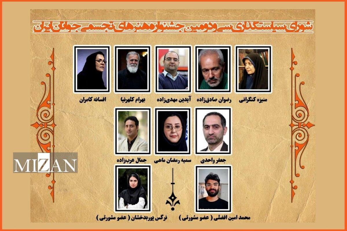 معرفی اعضای شورای سیاستگذاری سی و دومین جشنواره ملی هنر‌های تجسمی جوانان