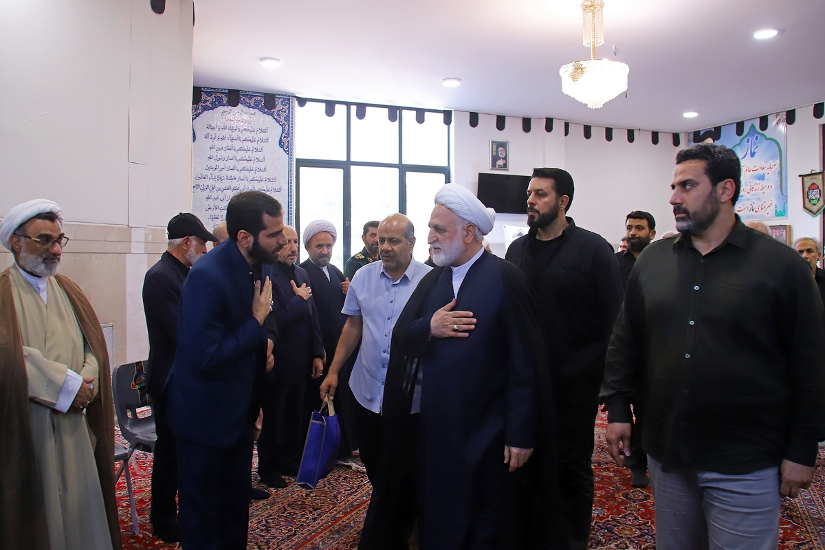 رئیس قوه قضاییه در مراسم اربعین شهادت شهید غلامعلی رشید شرکت کرد