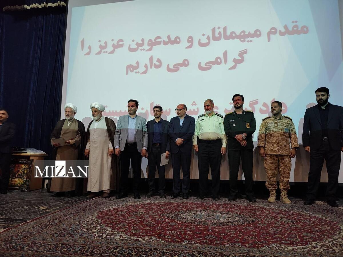 مراسم تکریم و معارفه دادستان عمومی و انقلاب شهرستان شبستر برگزار شد