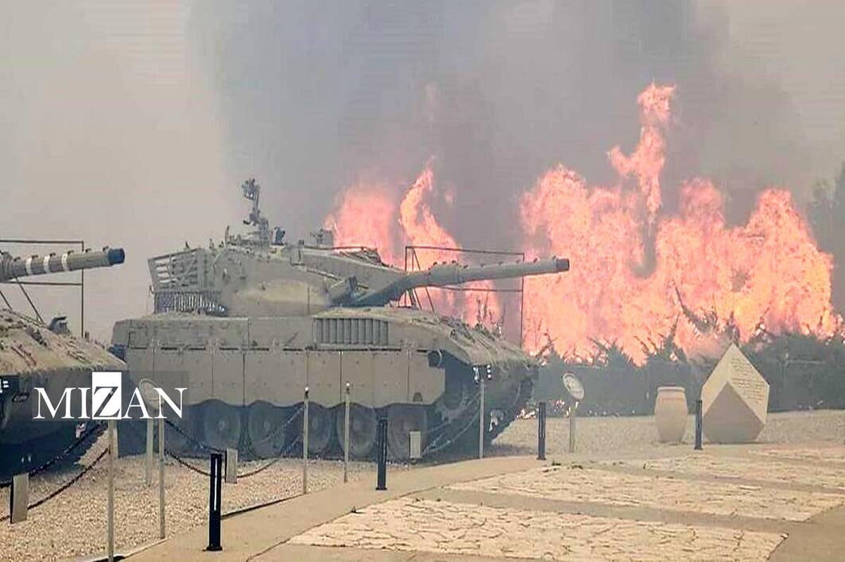 آتش‌سوزی در پایگاه ارتش رژیم صهیونیستی؛ یک نظامی دچار سوختگی شد