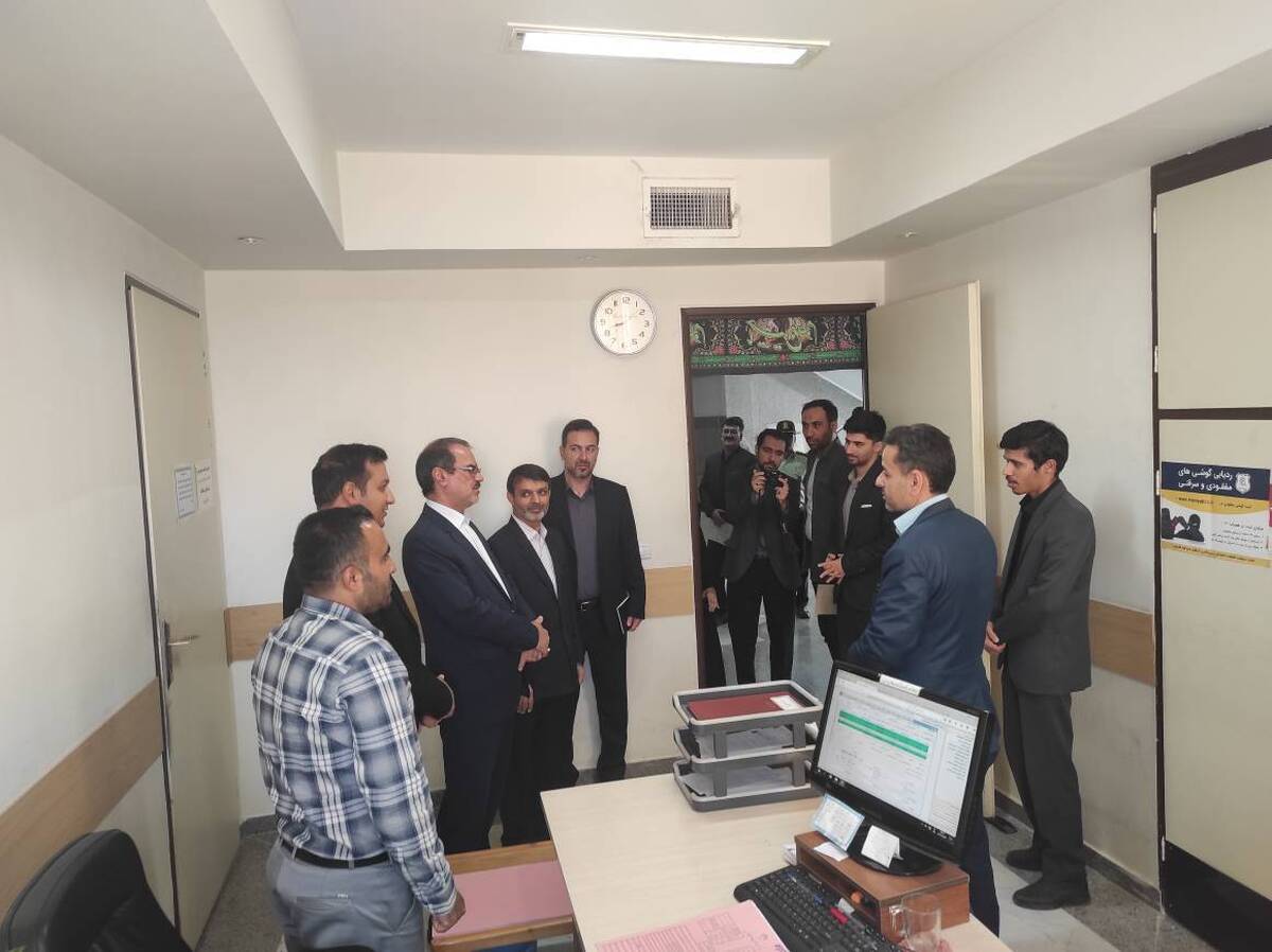 رئیس سازمان بازرسی از دادگستری گرمه بازدید کرد