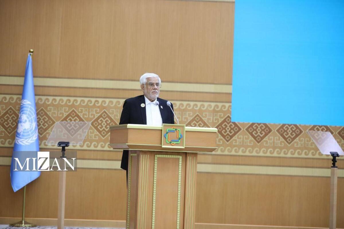 عارف: آمریکا با حمایت از رژیم صهیونیستی میز مذاکره را نابود کرد/ دستیابی جمهوری اسلامی ایران به رکورد ۲۰ میلیون تن بار ترانزیتی نتیجه همکاری نزدیک با کشور‌های منطقه بوده است