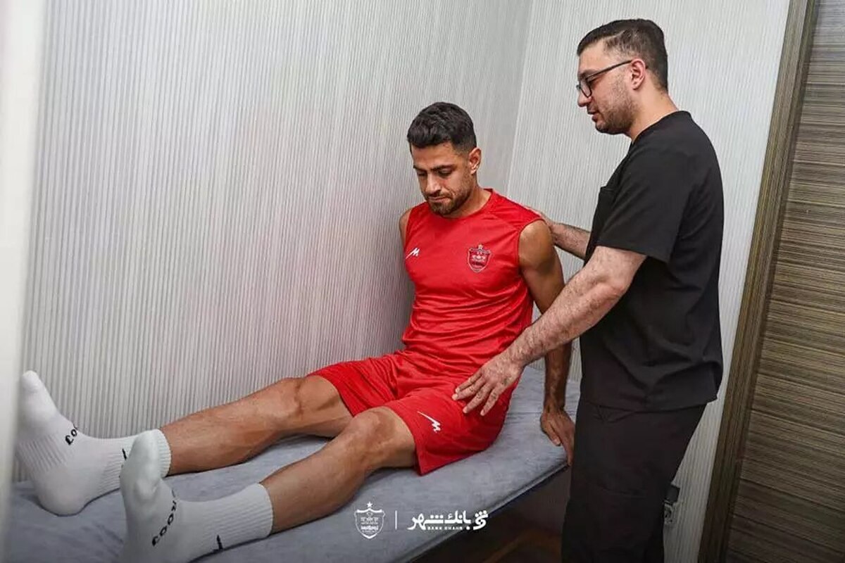 آخرین وضعیت مصدومیت پورعلی‌گنجی از زبان پزشک پرسپولیس