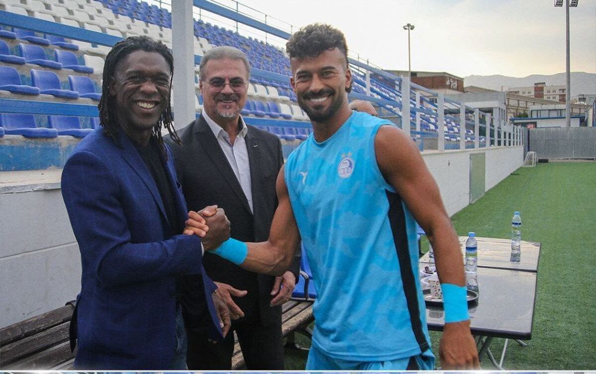 حضور سیدورف در تمرین استقلال