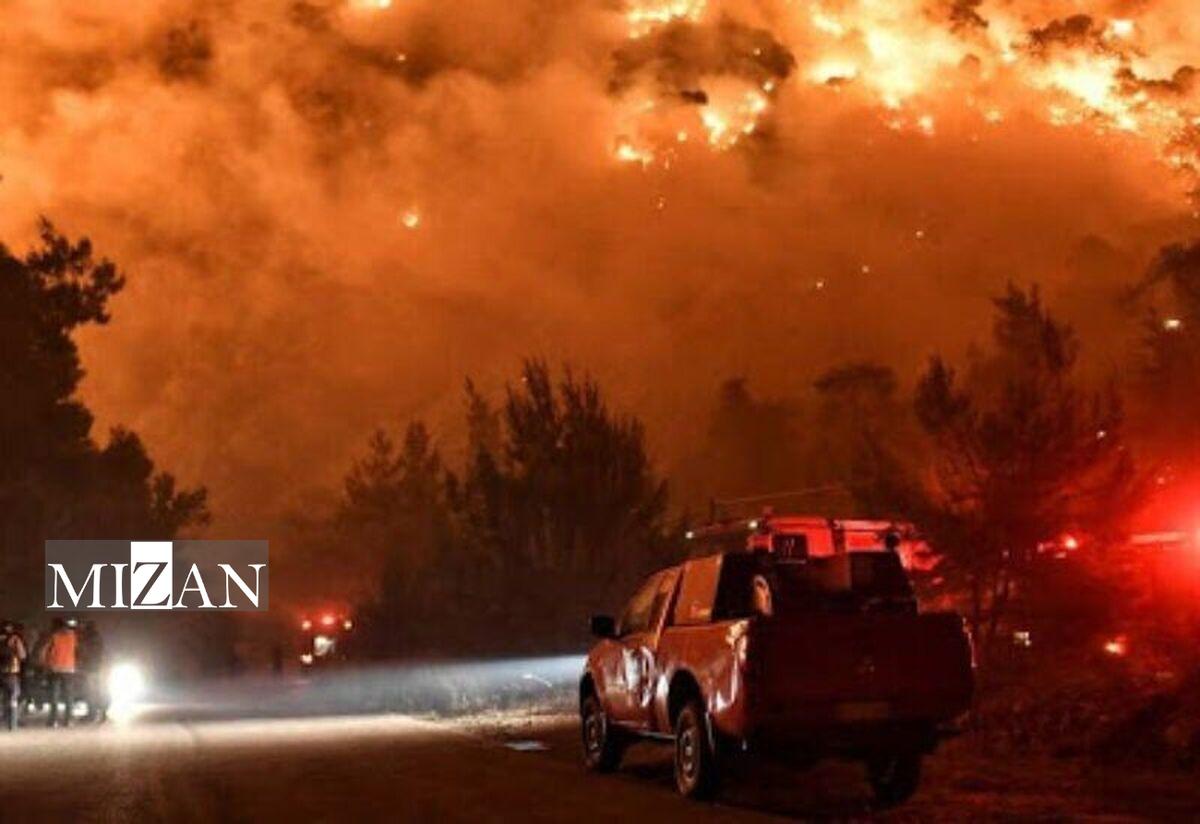 آتش‌سوزی مهیب در ترکیه