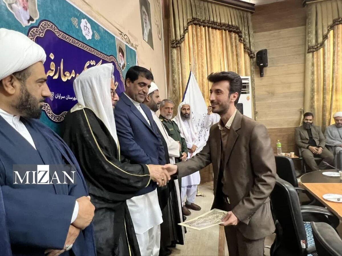 آئین تکریم و معارفه رئیس دادگستری و دادستان شهرستان سراوان برگزار شد