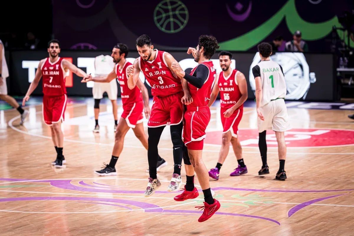 صعود تیم ملی بسکتبال ایران به یک‌چهارم نهایی کاپ آسیا با عبور از سوریه