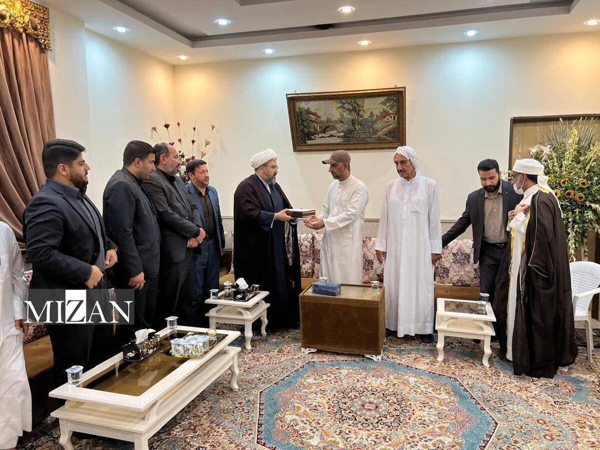 رئیس کل دادگستری استان سیستان و بلوچستان با خانواده سرباز شهید احمد عبدالله‌زاده دیدار کرد