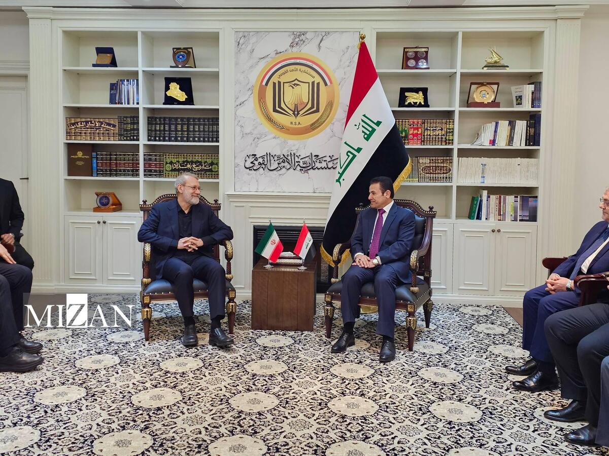 دیدار علی لاریجانی با مشاور امنیت ملی عراق