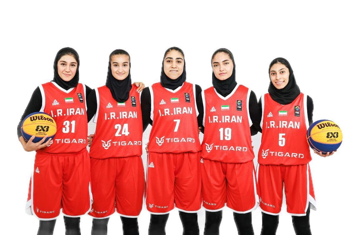مقام سوم تیم ملی بسکتبال ۳x۳ بانوان در روز نخست لیگ ملت‌های آسیا