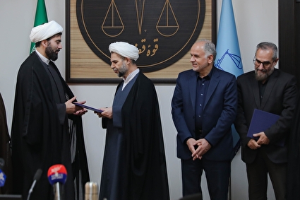 آیین تکریم و معارفه معاون حقوقی و امور مجلس دستگاه قضا