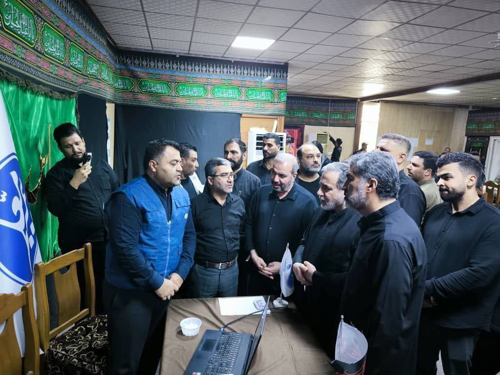 بازدید عراقچی از میزهای خدمت سرکنسولگری و هلال احمر ایران در نجف اشرف بازدید عراقچی از میزهای خدمت سرکنسولگری و هلال احمر ایران در نجف اشرف