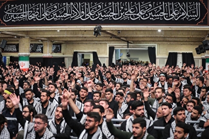 مراسم عزاداری هیئتهای دانشجویی به مناسبت اربعین حسینی در حسینیه امام خمینی