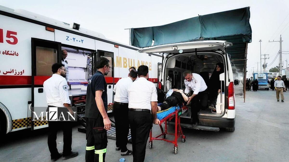 ۴۰ زائر ایرانی حادثه‌دیده در واژگونی اتوبوس در خاک عراق، تحویل سازمان اورژانس کشور شدند