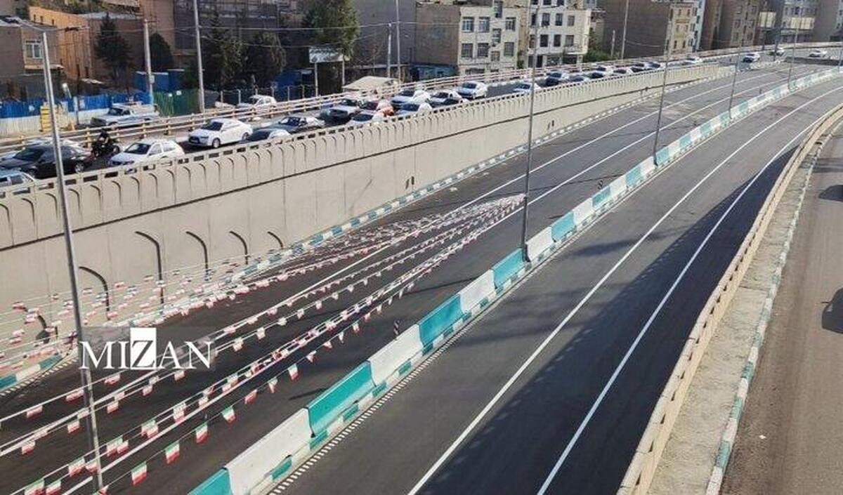 تقاطع غیرهمسطح جنت آباد- آبشناسان به بهره‌برداری رسید