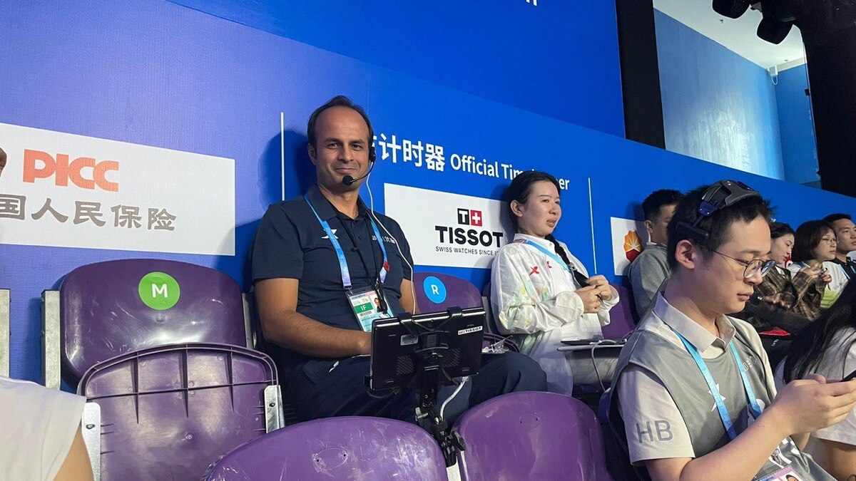 قضاوت داور ایرانی در مسابقات اسکواش بازی‌های جهانی چنگدو