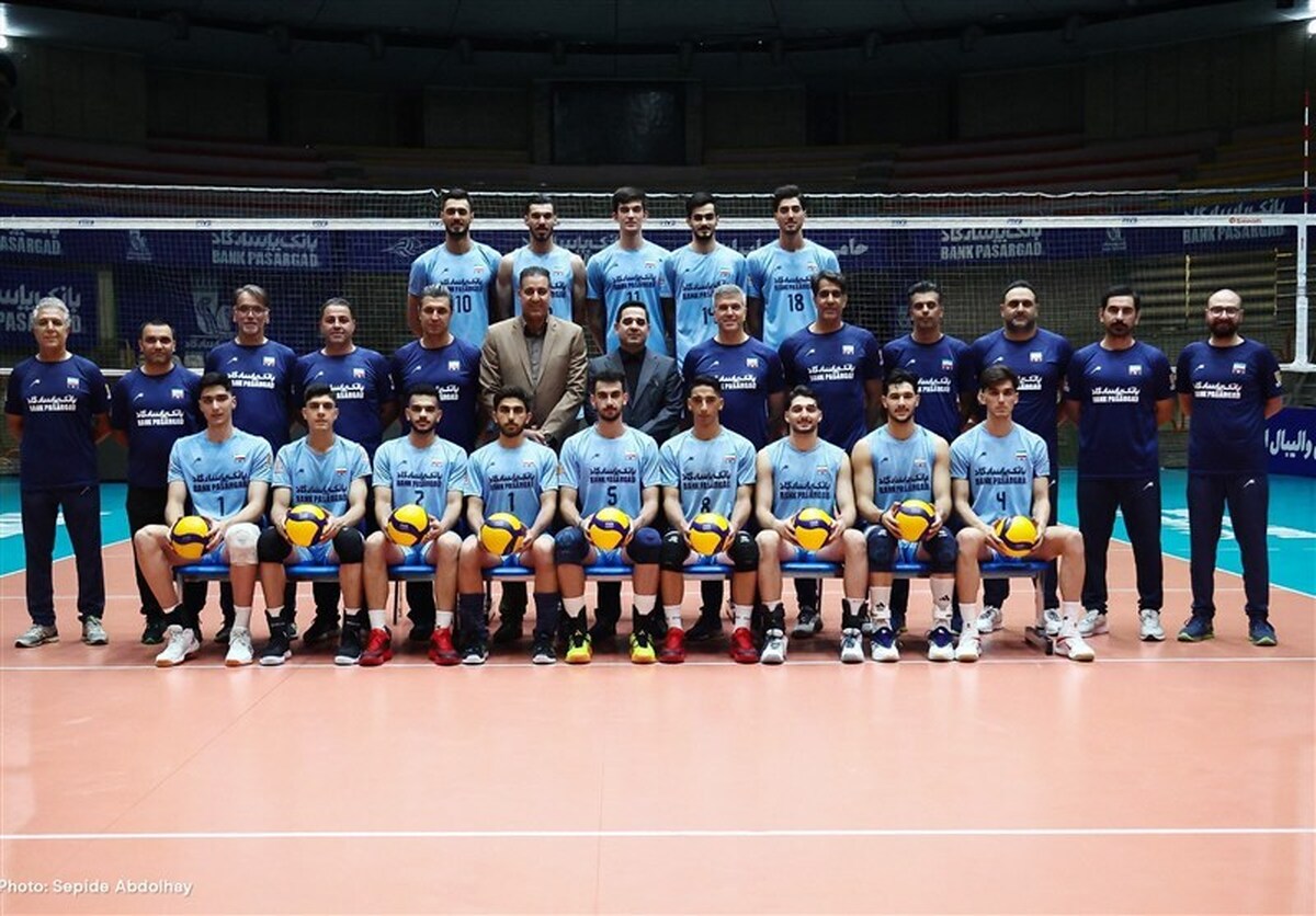 فرانسه و برزیل، حریفان تدارکاتی تیم والیبال جوانان ایران