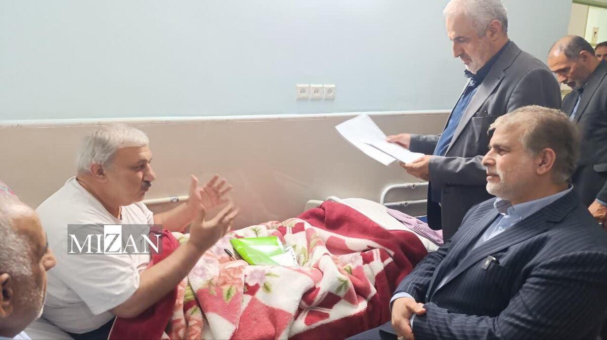 رئیس کل دادگستری مازندران مشکلات جانبازان قطع نخاع را بررسی کرد