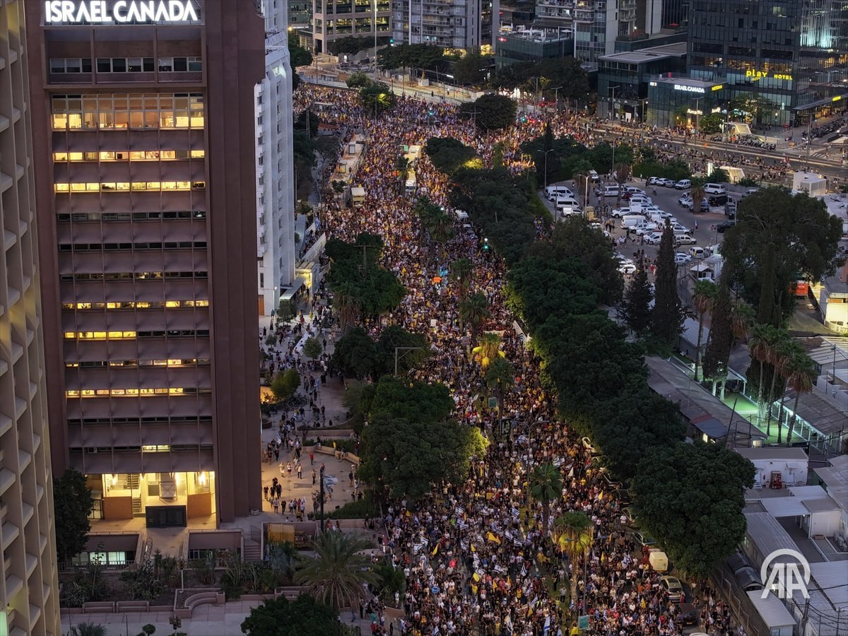 اراضی اشغالی صحنه تظاهرات ضدجنگ؛ پلیس رژیم صهیونیستی به خشونت متوسل شد