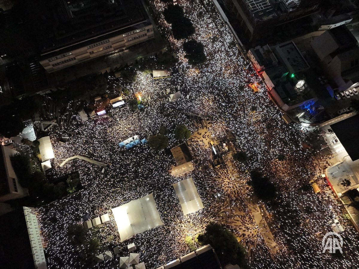 اراضی اشغالی صحنه تظاهرات ضدجنگ؛ پلیس رژیم صهیونیستی به خشونت متوسل شد