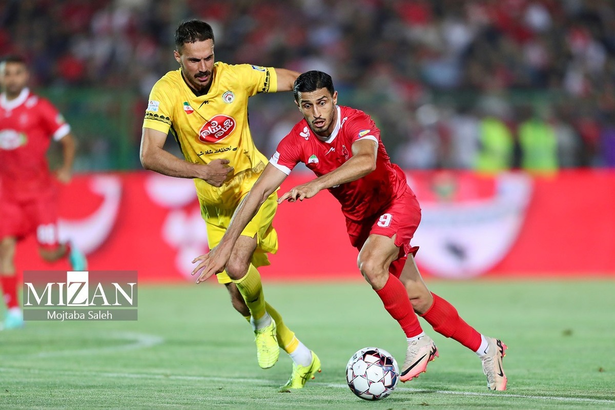 علیپور پرسپولیس را از شکست نجات داد/ تساوی سرخپوشان پایتخت مقابل فجرسپاسی شیراز + فیلم