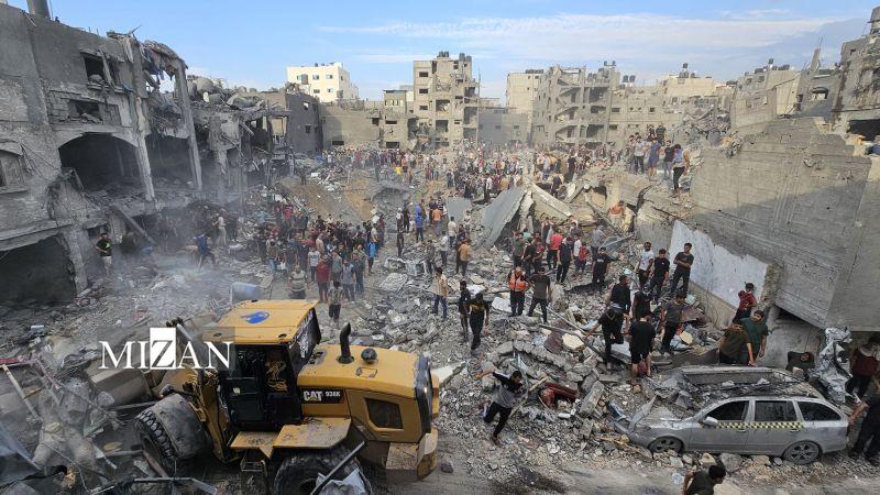 مواجهه غزه با تخریبی ۶ برابر ویرانی هیروشیما