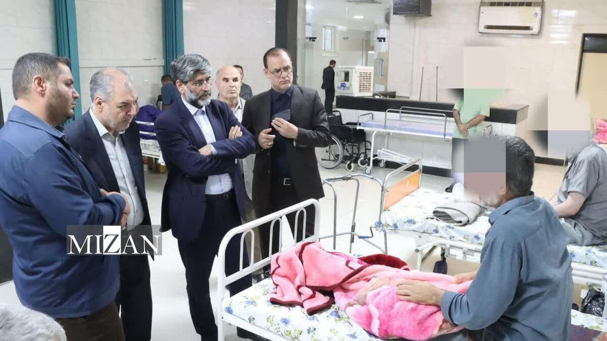 رئیس کل دادگستری آذربایجان غربی از بیمارستان زندان ارومیه بازدید کرد