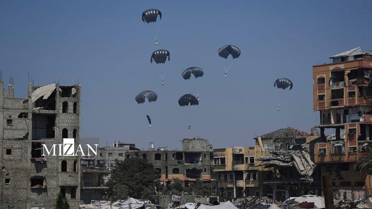 کمک‌های هوایی؛ ابزاری تحقیرآمیز برای گرسنگی دادن مردم غزه