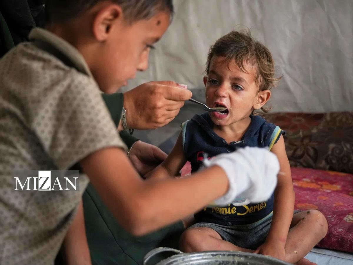 خطر مرگ ۱۰۰ هزار کودک درپی قحطی در غزه