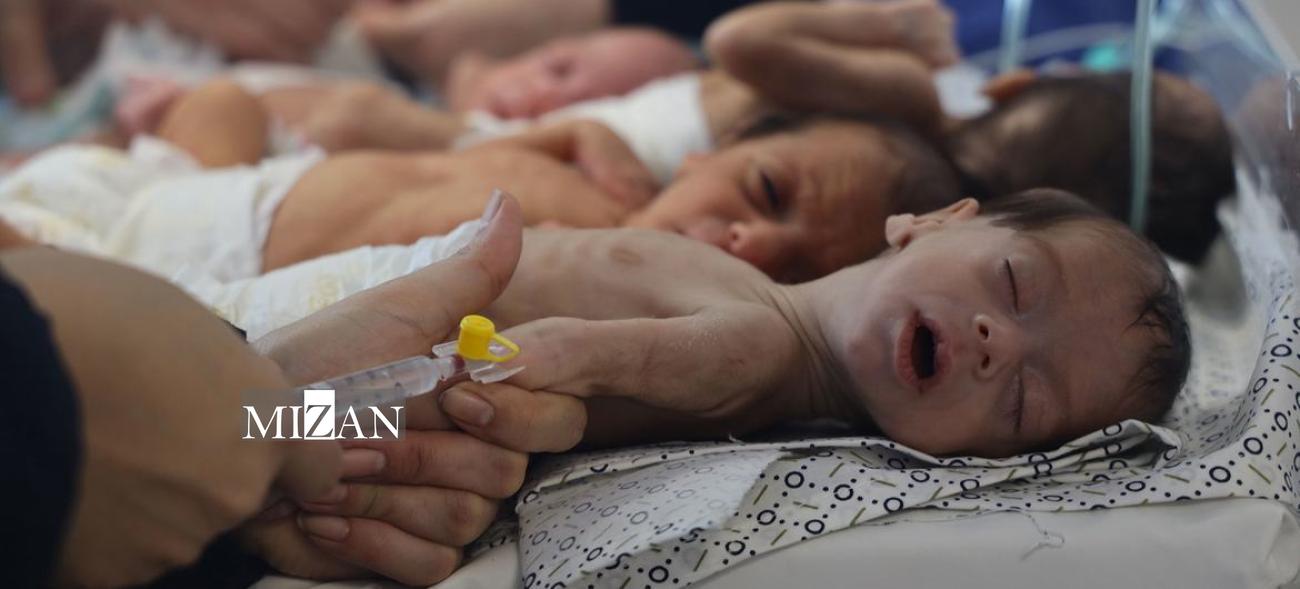 خطر مرگ ۱۰۰ هزار کودک درپی قحطی در غزه