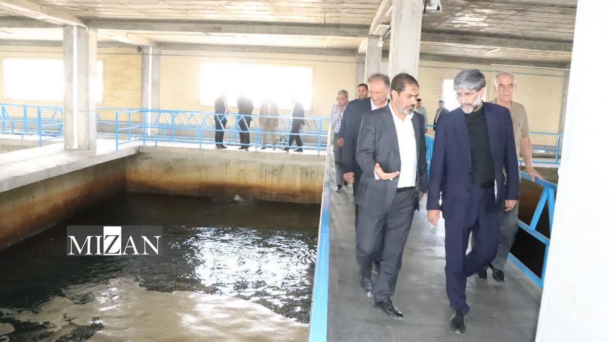 رئیس کل دادگستری آذربایجان غربی از سد شهرچایی، تصفیه خانه و مرکز پایش و راهبری تاسیسات آب و فاضلاب استان بازدید کرد