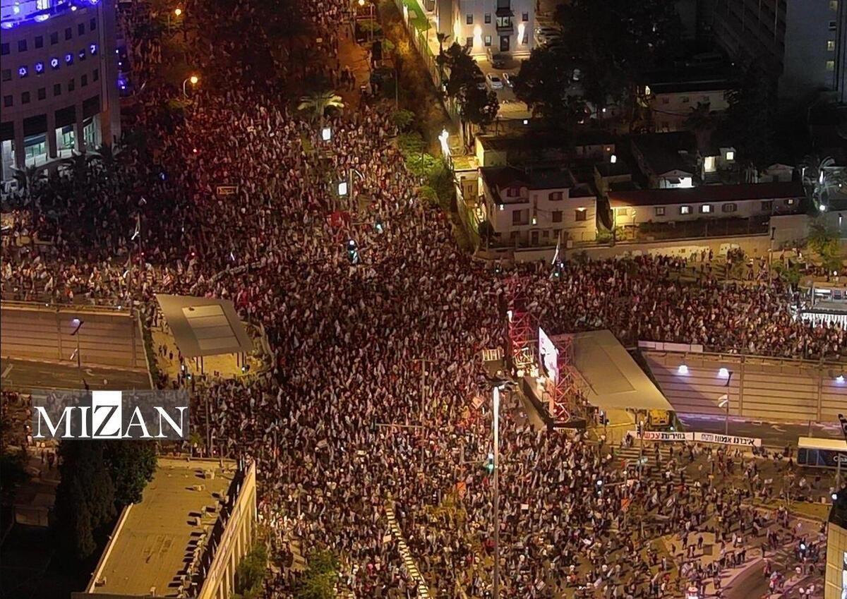 تظاهرات شهرک‌نشینان در تل‌آویو؛ معترضان خوستار موافقت با توافق تبادل زندانی‌ها شدند