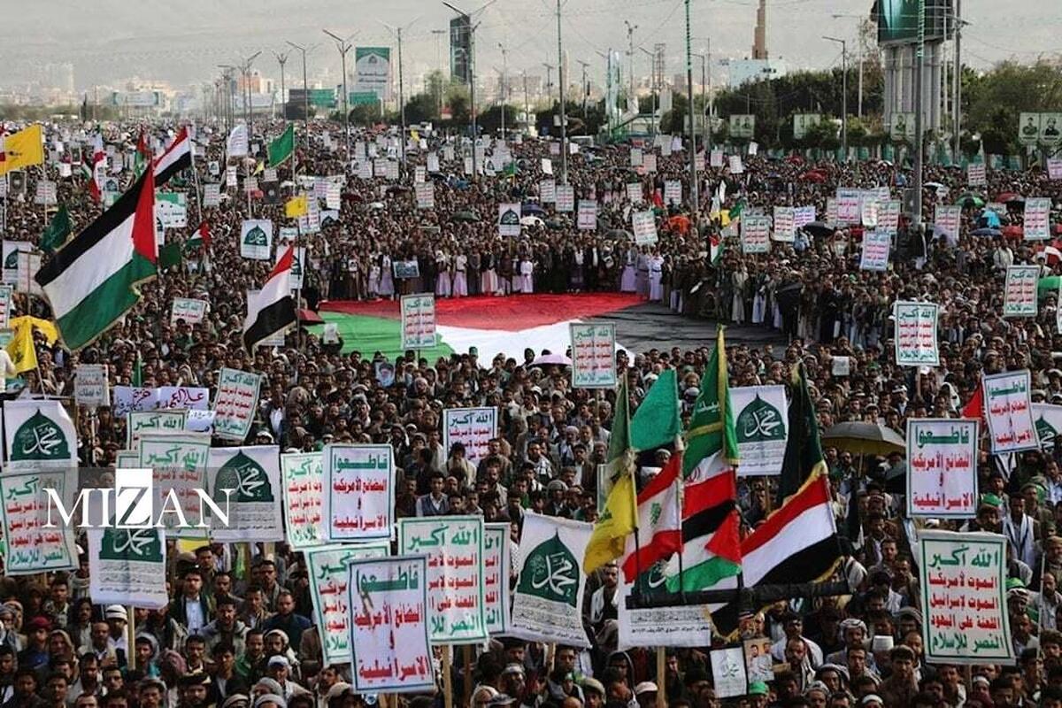 تشییع شهدای حمله رژیم صهیونیستی به یمن