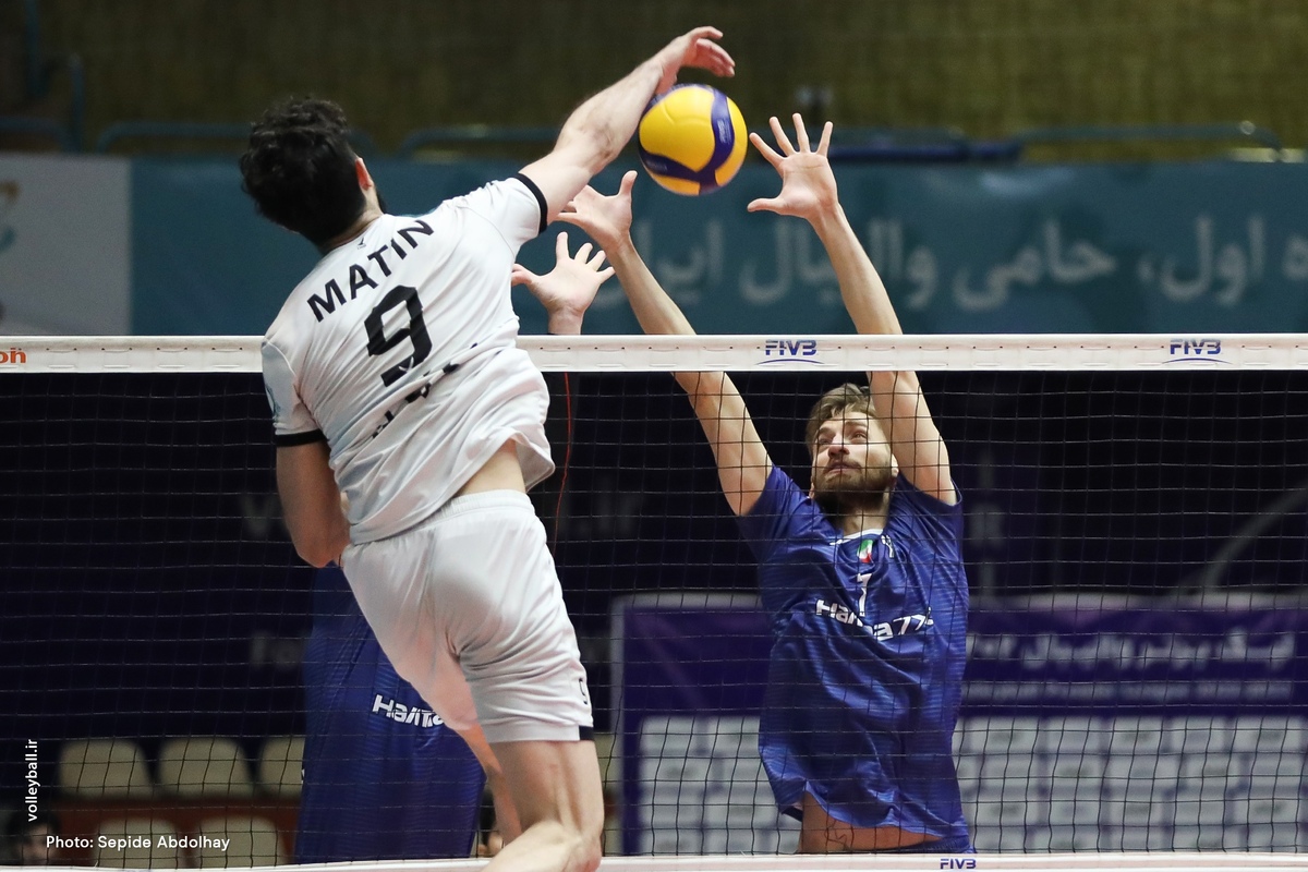 تساوی تیم‌های والیبال ایران و قطر در دیداری تدارکاتی