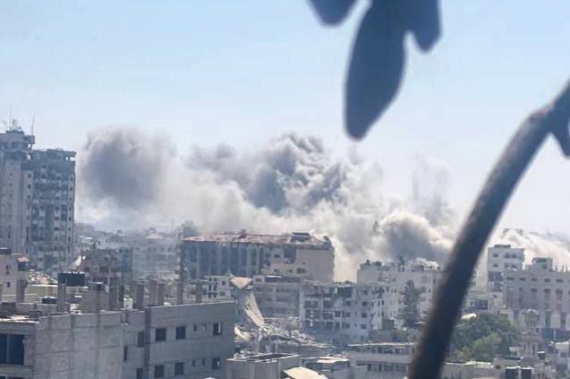 دور جدید حملات رژیم صهیونیستی در غزه؛ برج السوسی هدف قرار گرفت دور جدید حملات رژیم صهیونیستی در غزه؛ برج السوسی هدف قرار گرفت