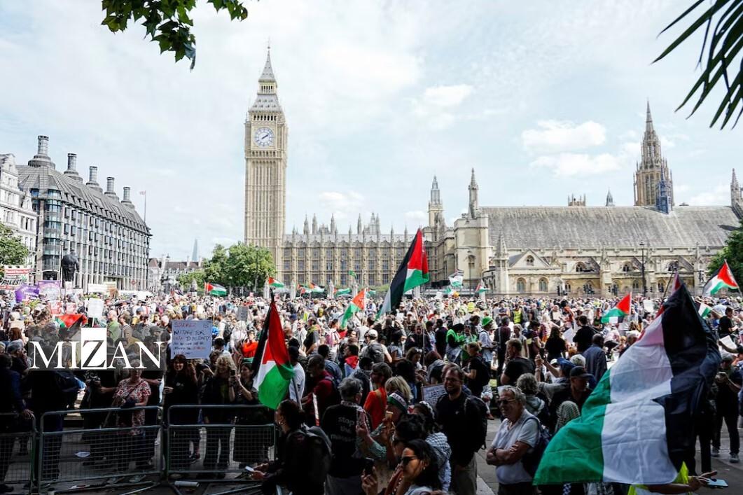 آزادی بیان و تجمع به سبک انگلیس؛ بازداشت‌های جمعی و خشونت‌بار حامیان فلسطین