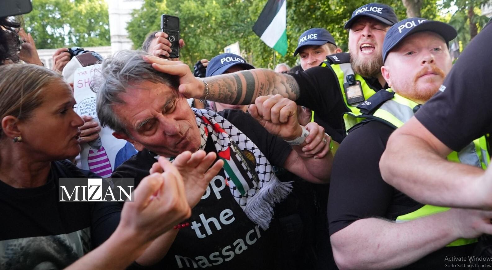 آزادی بیان و تجمع به سبک انگلیس؛ بازداشت‌های جمعی و خشونت‌بار حامیان فلسطین