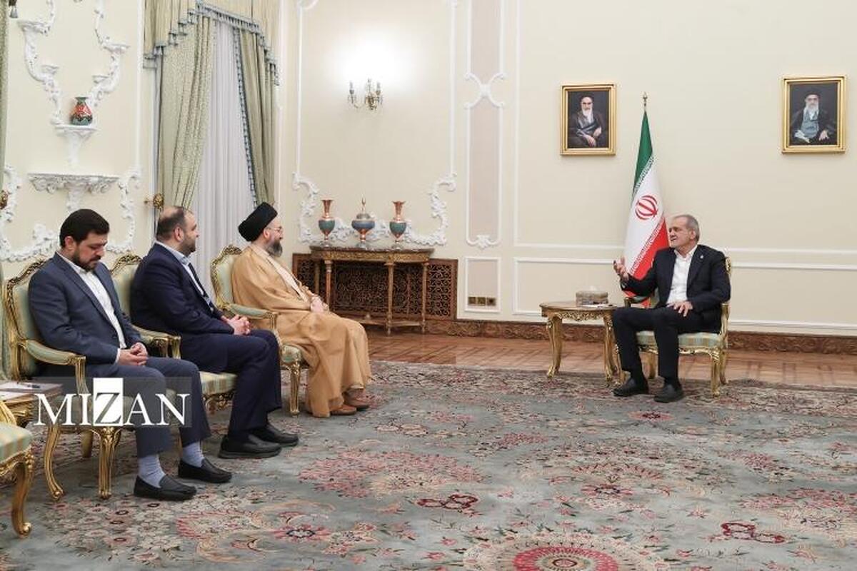 پزشکیان: مرز‌های جغرافیایی هرگز توان جدایی دو ملت برادر ایران و عراق را ندارد