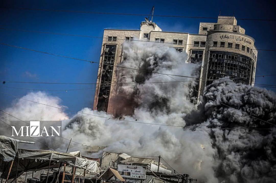 جنایت رژیم صهیونیستی با هدف قرار دادن برج‌های مسکونی غزه