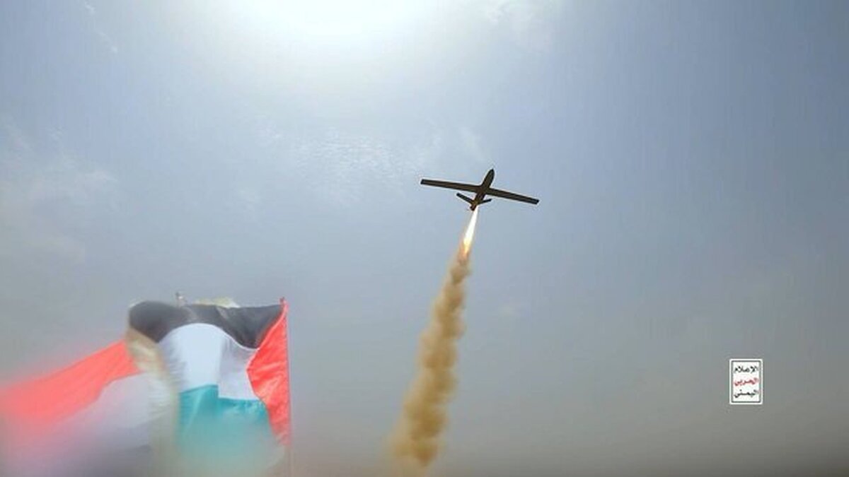 حمله موشکی و پهپادی ارتش یمن به اراضی اشغالی