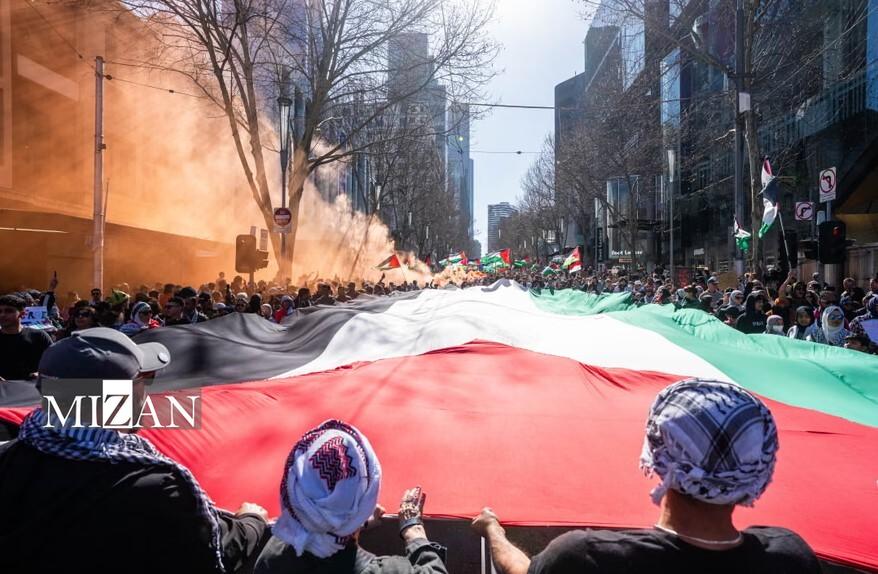 حضور بی‌سابقه استرالیایی‌ها در تظاهرات حمایت از فلسطین