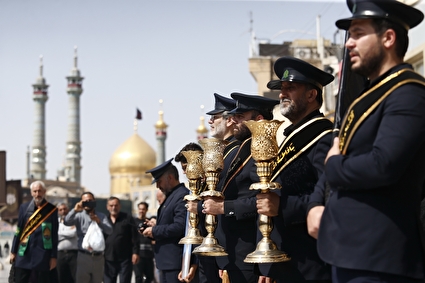 عزاداری خادمان کریمه اهل بیت در روز شهادت امام رضا(ع)