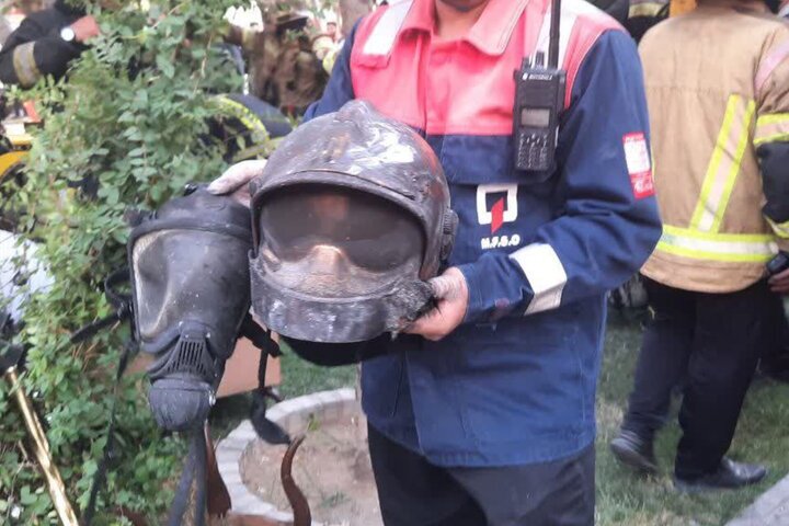 حریق گسترده کارگاه مبل سازی در مشهد