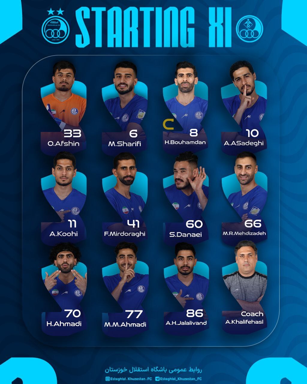 اعلام ترکیب استقلال برابر استقلال خوزستان