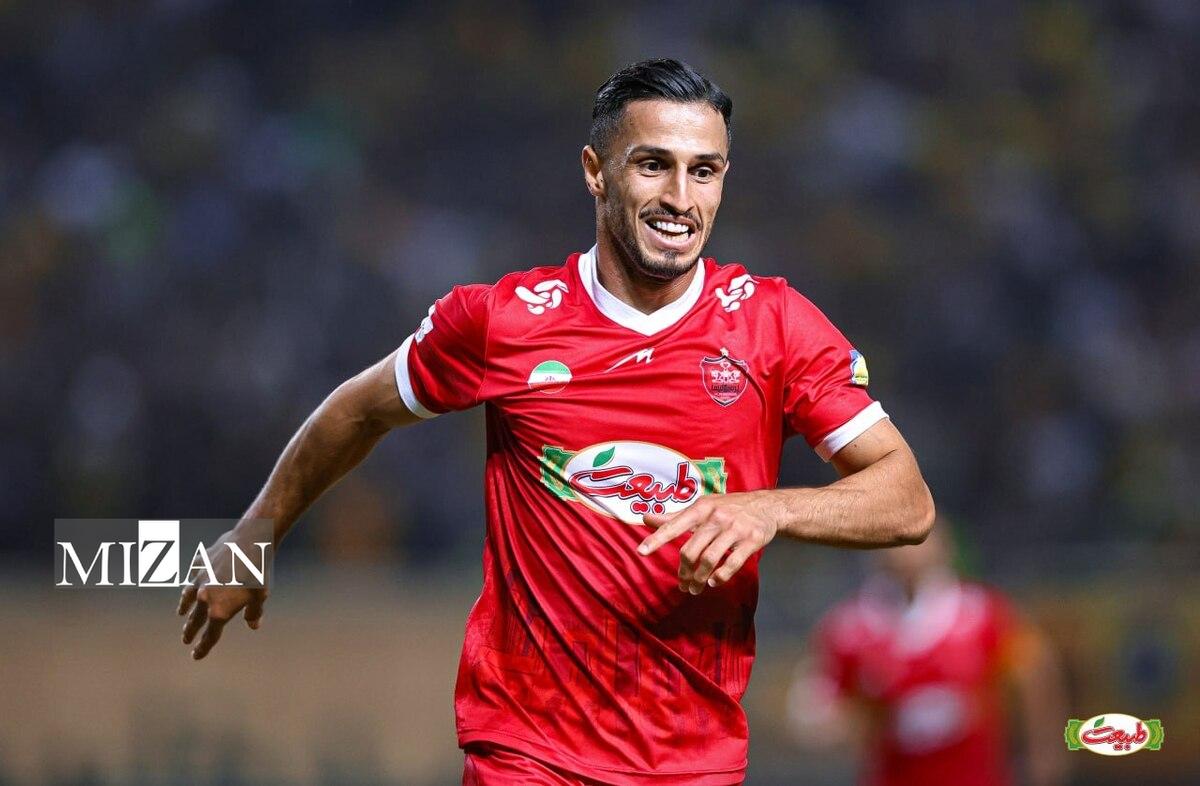 پیروزی پرسپولیس برابر فولاد در نیمه نخست +فیلم